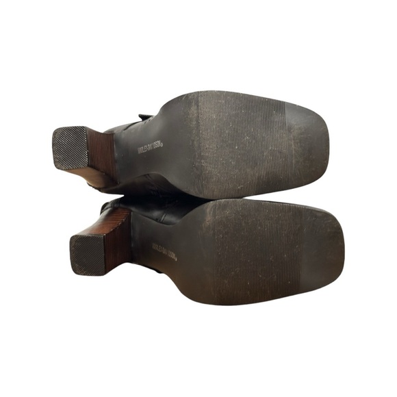 Harley-Davidson Shanna 7-Inch Dark Brown Leather Back Lace High Heel Boots - Picture 10 of 14